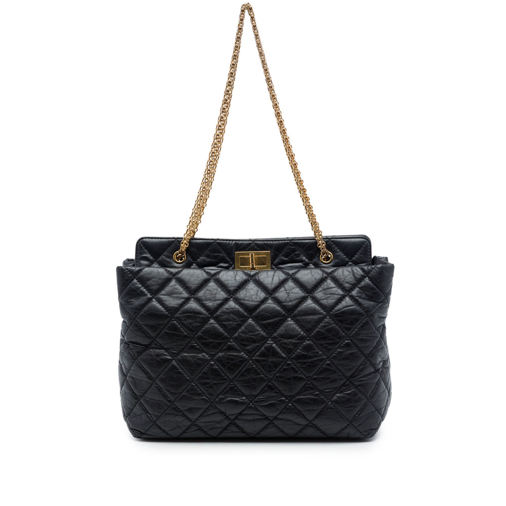 Pre-Loved Chanel Quilted Aged Calfskin Reissue 2.55 Tote